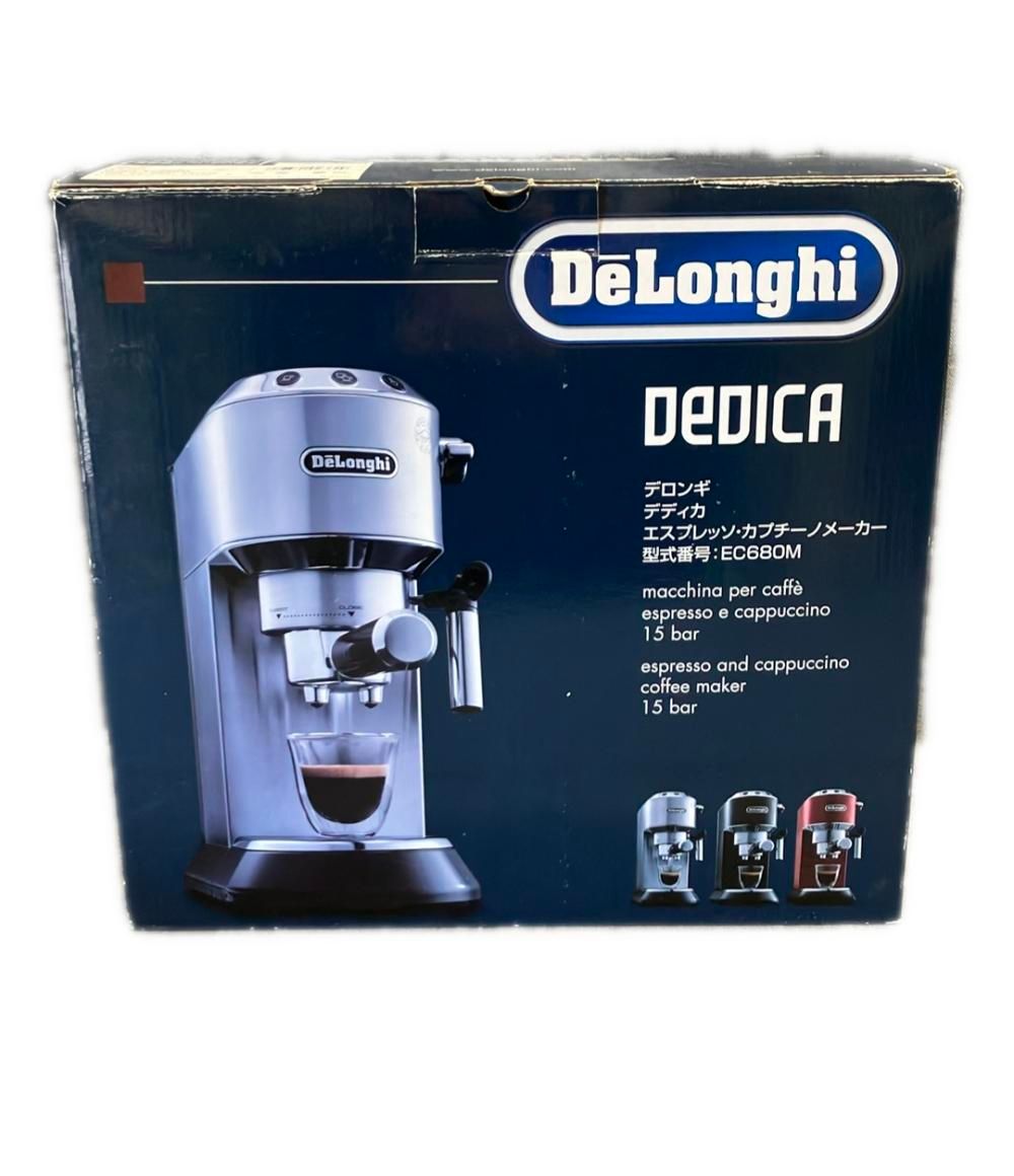 DeLonghi デティカ EC680M エスプレッソ・カプチーノメーカー エスプレッソ・カプチーノメーカー デディカ メタルシルバー EC680M