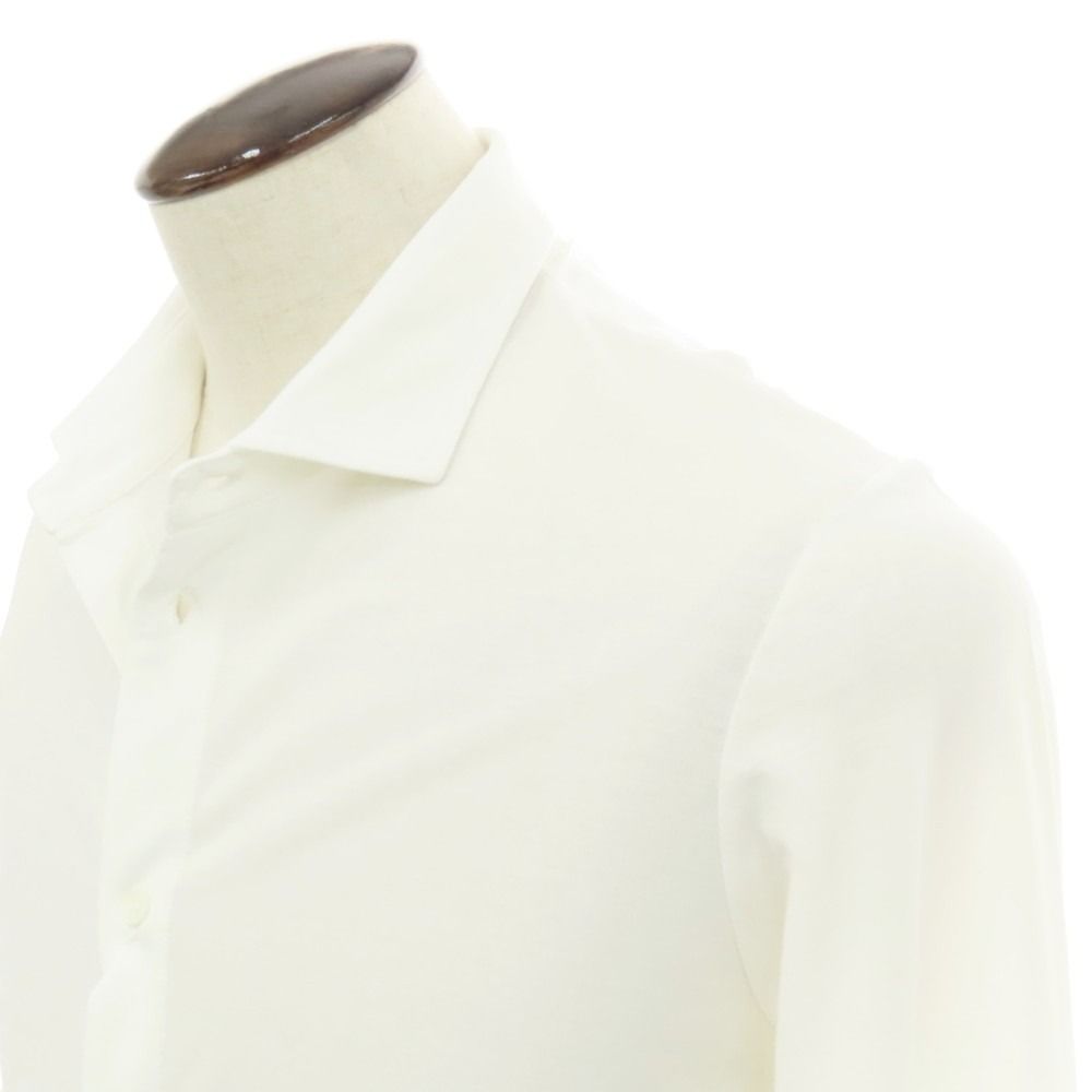 新品】ザノーネ ZANONE アイスコットン ワイドカラー カジュアルシャツ