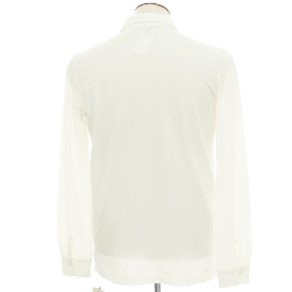 ZANONE イタリア製 アイスコットンシャツ 48 ホワイト 新品】ザノーネ ZANONE アイスコットン ワイドカラー カジュアルシャツ