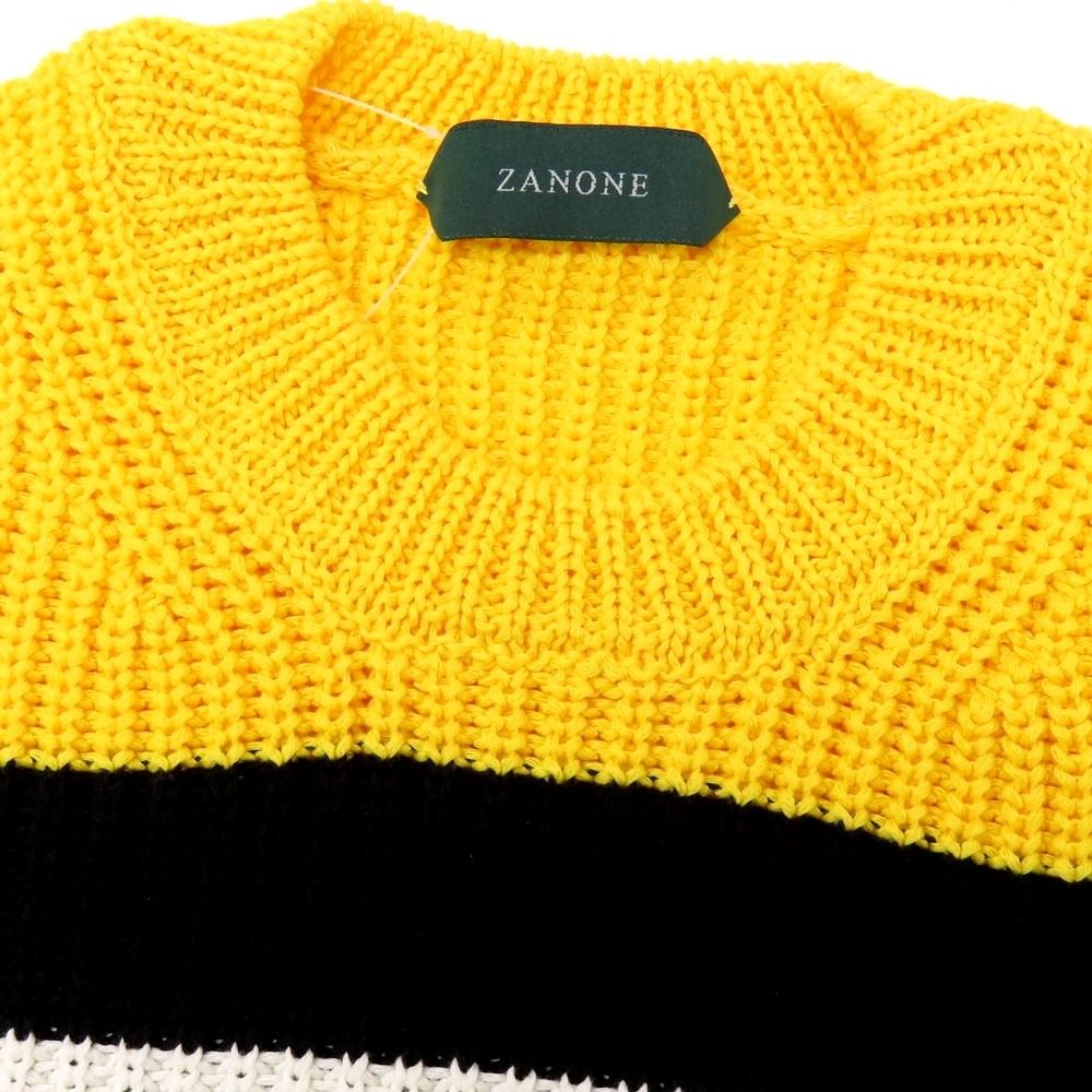 新品】ザノーネ ZANONE ウール クルーネック プルオーバーニット