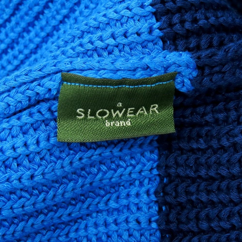 新品】ザノーネ ZANONE ミドルゲージ コットン ボーダー クルーネック