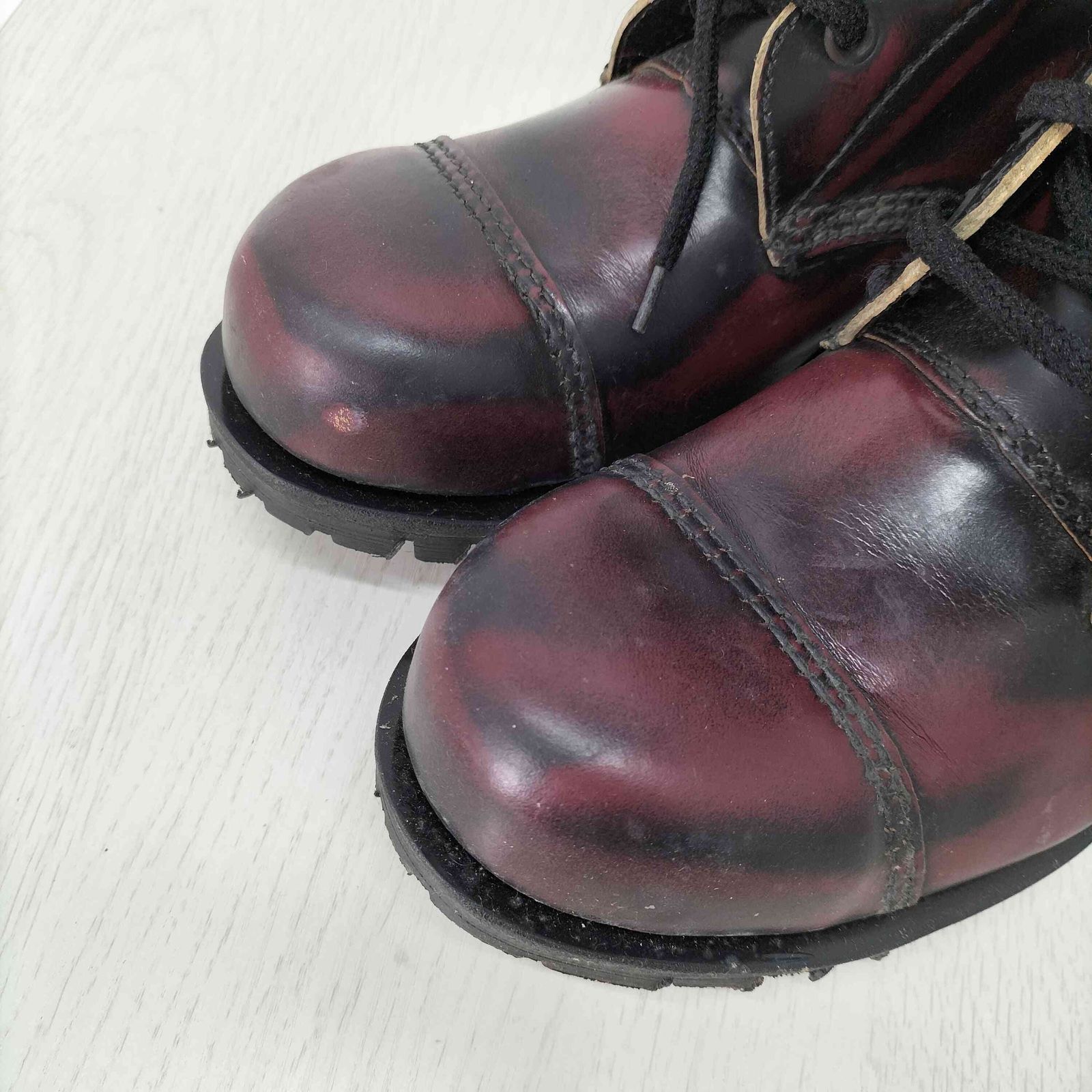 ゲッタグリップ Getta Grip 英国製 レッド マーブル スチールトゥ 10