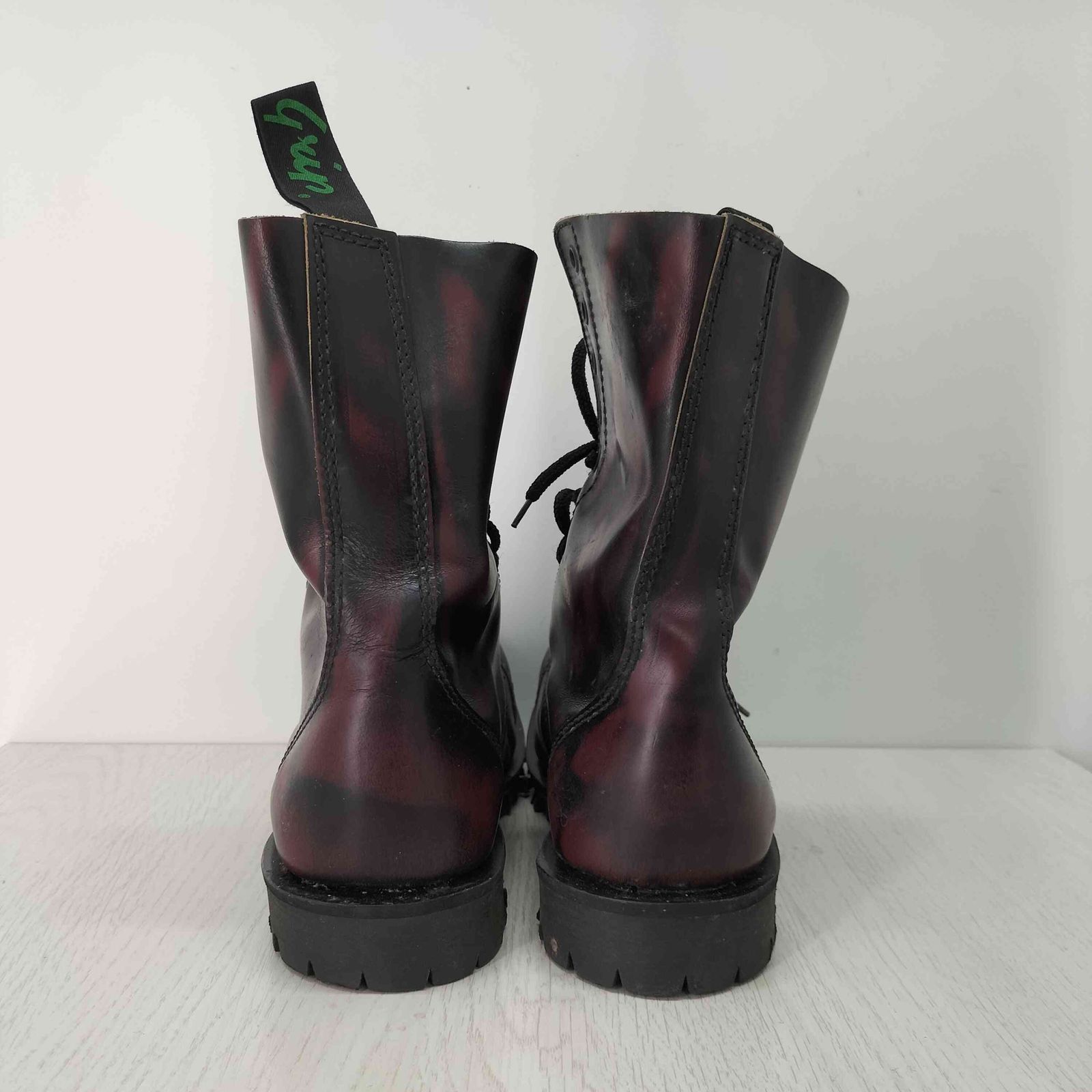 ゲッタグリップ Getta Grip 英国製 レッド マーブル スチールトゥ 10