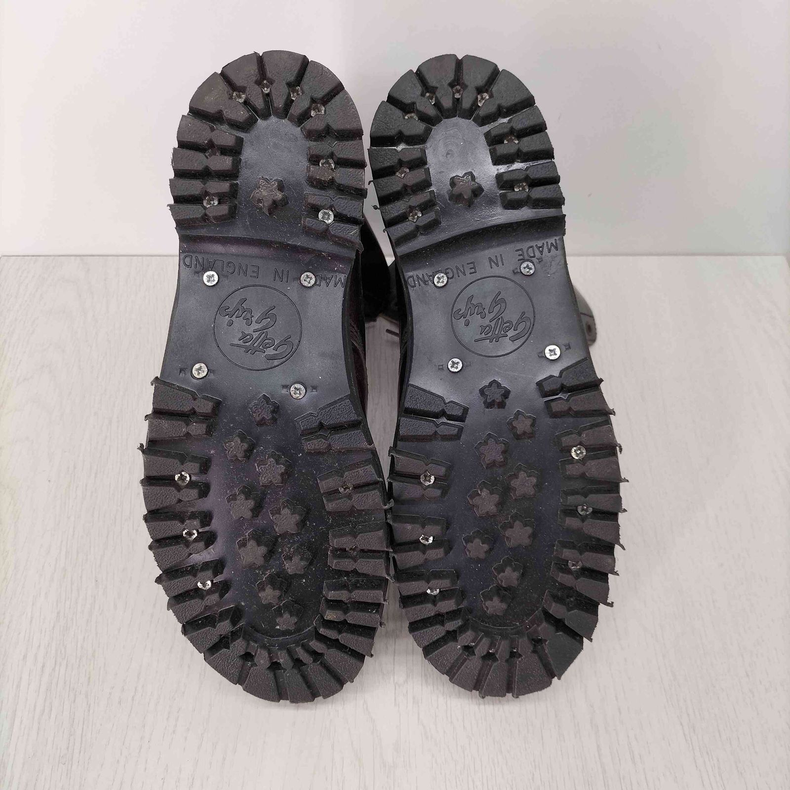 ゲッタグリップ Getta Grip 英国製 レッド マーブル スチールトゥ 10