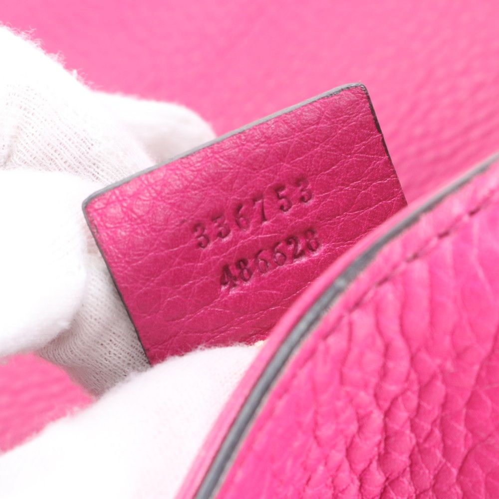 美品 グッチ ソーホー タッセル 336753 レザー クラッチ バッグ ハンド