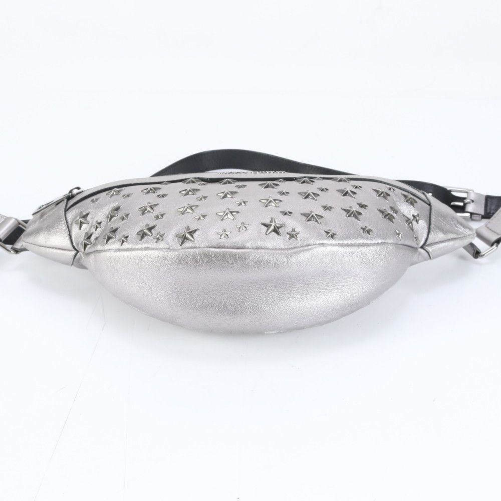 美品 ジミーチュウ スタッズ スター レザー ボディバッグ ウエスト
