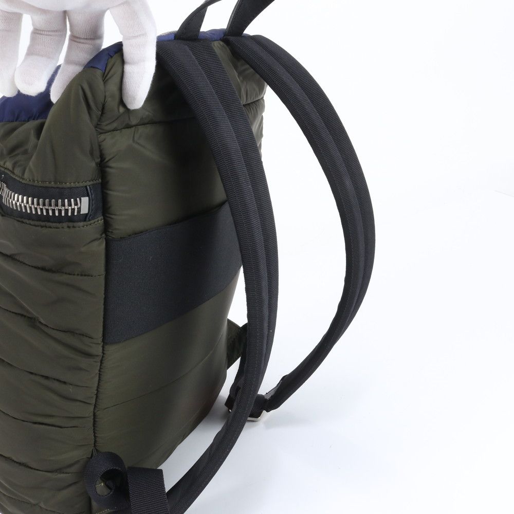 極美品 モンクレール レザー ナイロン リュックサック リュック バック