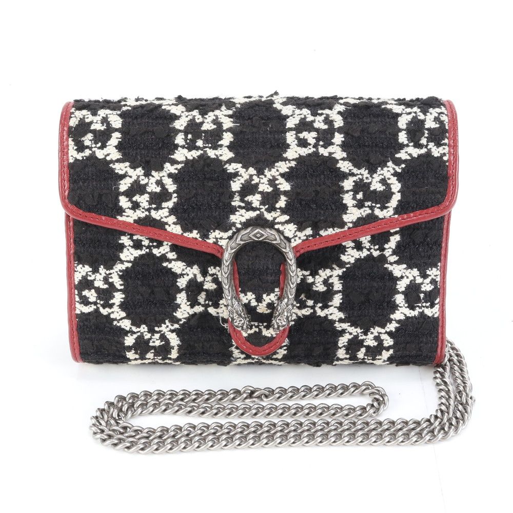 極美品 グッチ ディオニュソス GG柄 チェーン ショルダー ウォレット