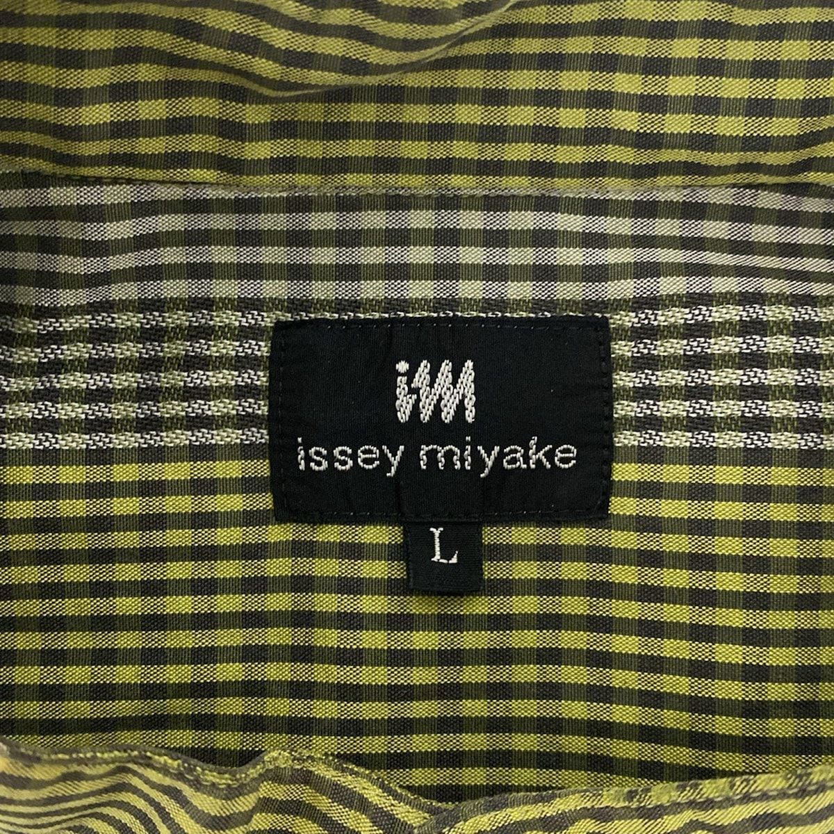 ISSEYMIYAKE(イッセイミヤケ) 長袖シャツ サイズL メンズ - イエロー