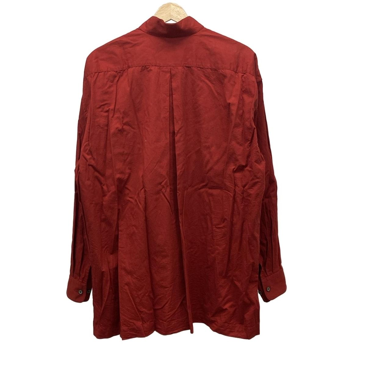 ISSEYMIYAKE(イッセイミヤケ) 長袖シャツ サイズL メンズ - レッド