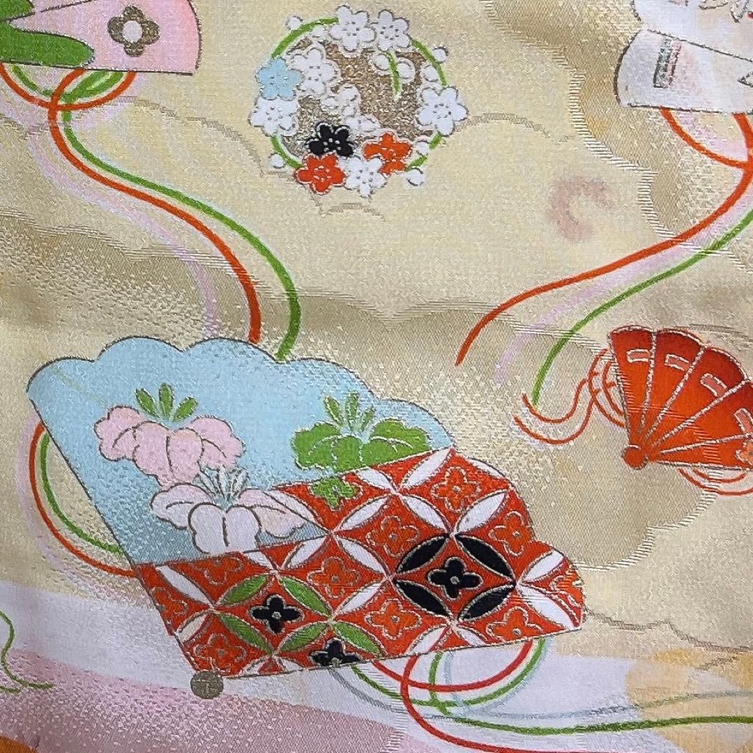 子供用着物　金駒刺繍　銀彩　雲模様　刺繍　着物　031t 子供用着物 金駒刺繍 銀彩 雲模様 刺繍 着物 031tの通販 by tegoron