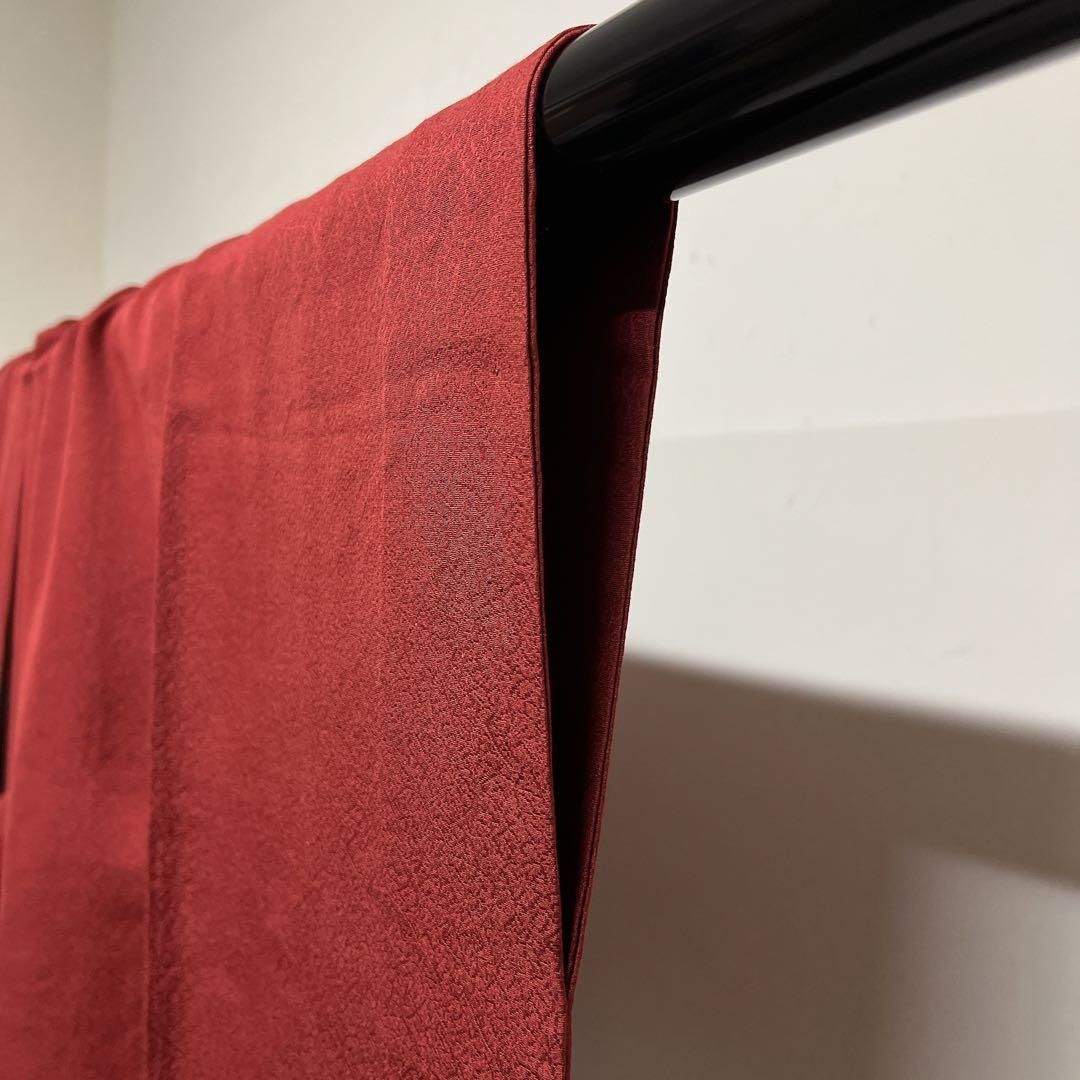 無地　くすみレッド　道行コート　着物　023t 無地 くすみレッド 道行コート 着物 023t 【公式通販】