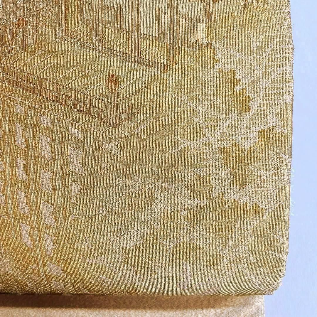 袋帯 金糸 清水寺 京名所 森林 ゴールド 山景 着物 112t - メルカリ