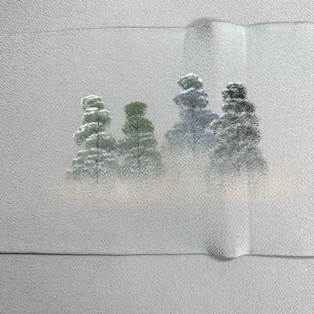 名古屋帯　山景　小屋　橋　小川　着物　112t 名古屋帯 山景 小屋 橋 小川 着物 112t - メルカリ