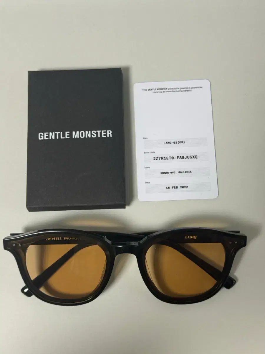 保証書O) GENTLE MONSTER(ジェントルモンスター) レン 01 OR ブラック