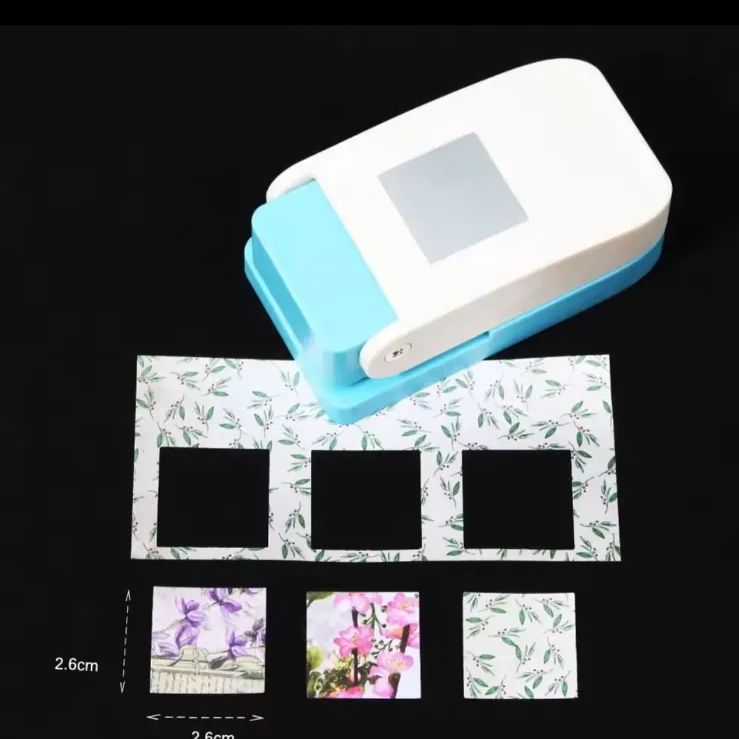 クラフトパンチ スクエアパンチ 切手型 正方形 スクエア型 穴あけ