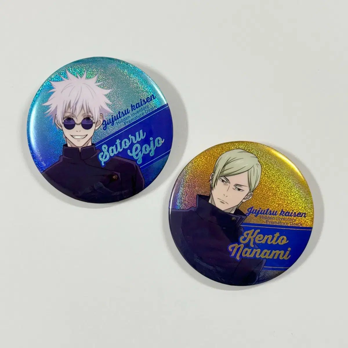 まとめ売り) 呪術廻戦 缶バッジ 五条 悟 七海(ななみ) 建人 - メルカリ