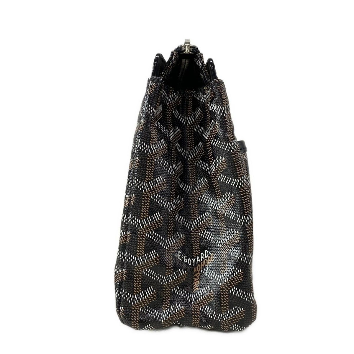 GOYARD(ゴヤール) クラッチバッグ美品 ミロワールPM 黒 - メルカリ