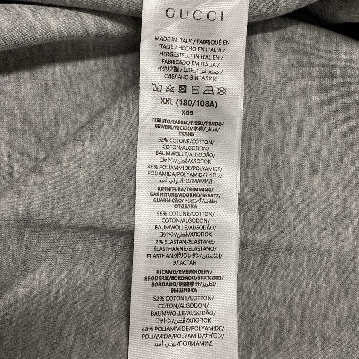 GUCCI(グッチ) パーカー サイズXXL XL メンズ美品 - 795419 グレー
