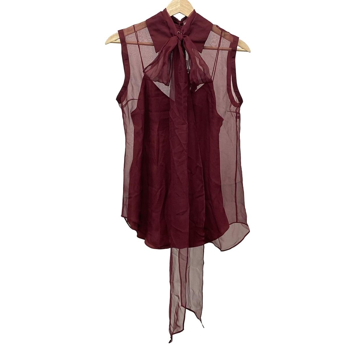 グッチ　ノースリーブトップス　XS ブラック 中古・古着通販】GUCCI (グッチ) ノースリーブニット ブラック サイズ