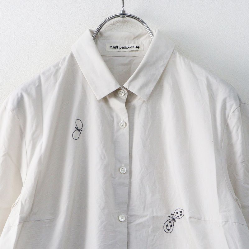 2024AW ミナペルホネン mina perhonen choucho ブラウス 36｜オフ