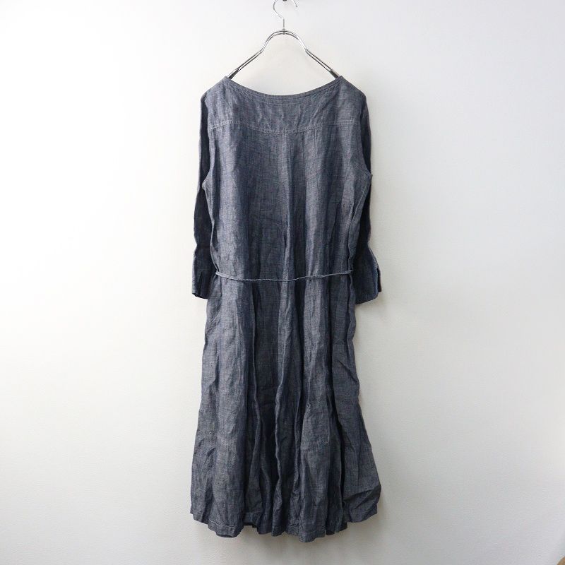 LOISIR ロワズィール アデュートリステス リネン エプロン ワンピース