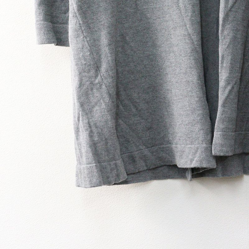 エヴァムエヴァ evam eva コットンシルクニットVネックカーディガン