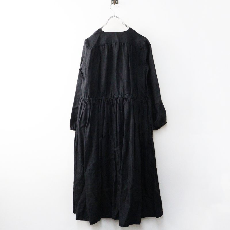 【R&D.M.Co- 】オールドマンズテーラーリネンワンピース オールドマンズテーラー R&D.M.Co- リネンノーカラーギャザー