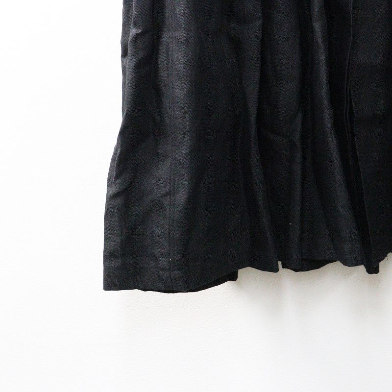 オールドマンズテーラー R&D.M.Co- リネンノーカラーギャザー  