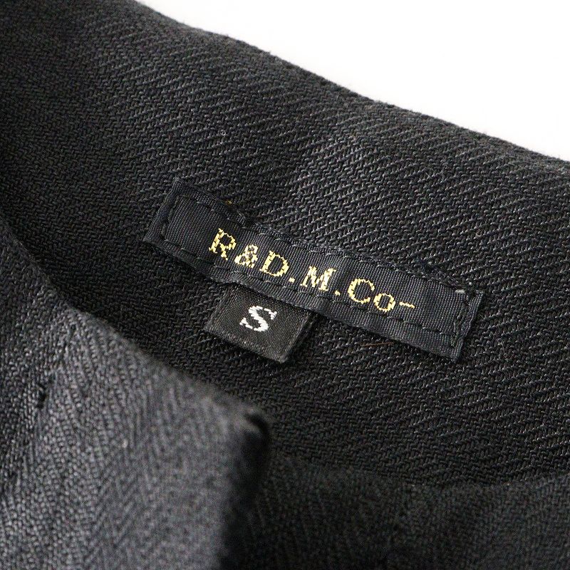 オールドマンズテーラー R&D.M.Co- リネンノーカラーギャザー  