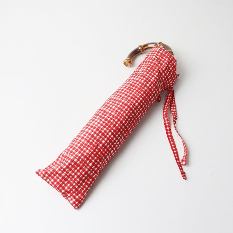 美品 ボンボンストア BonBonStore ギンガムチェック バンブー