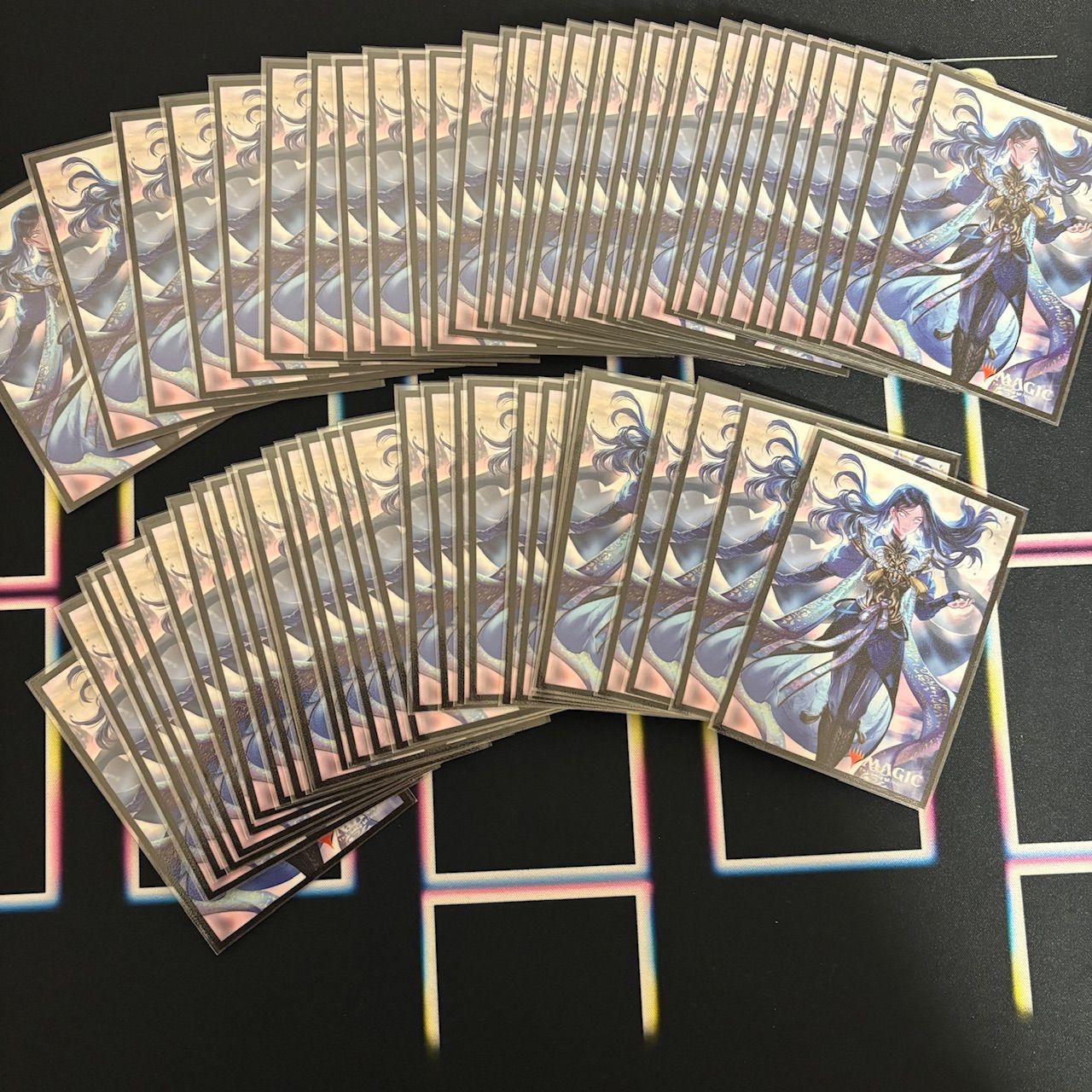 nvq79 灯争大戦 ナーセット スリーブ 60枚 赤単 ウィザード 果敢