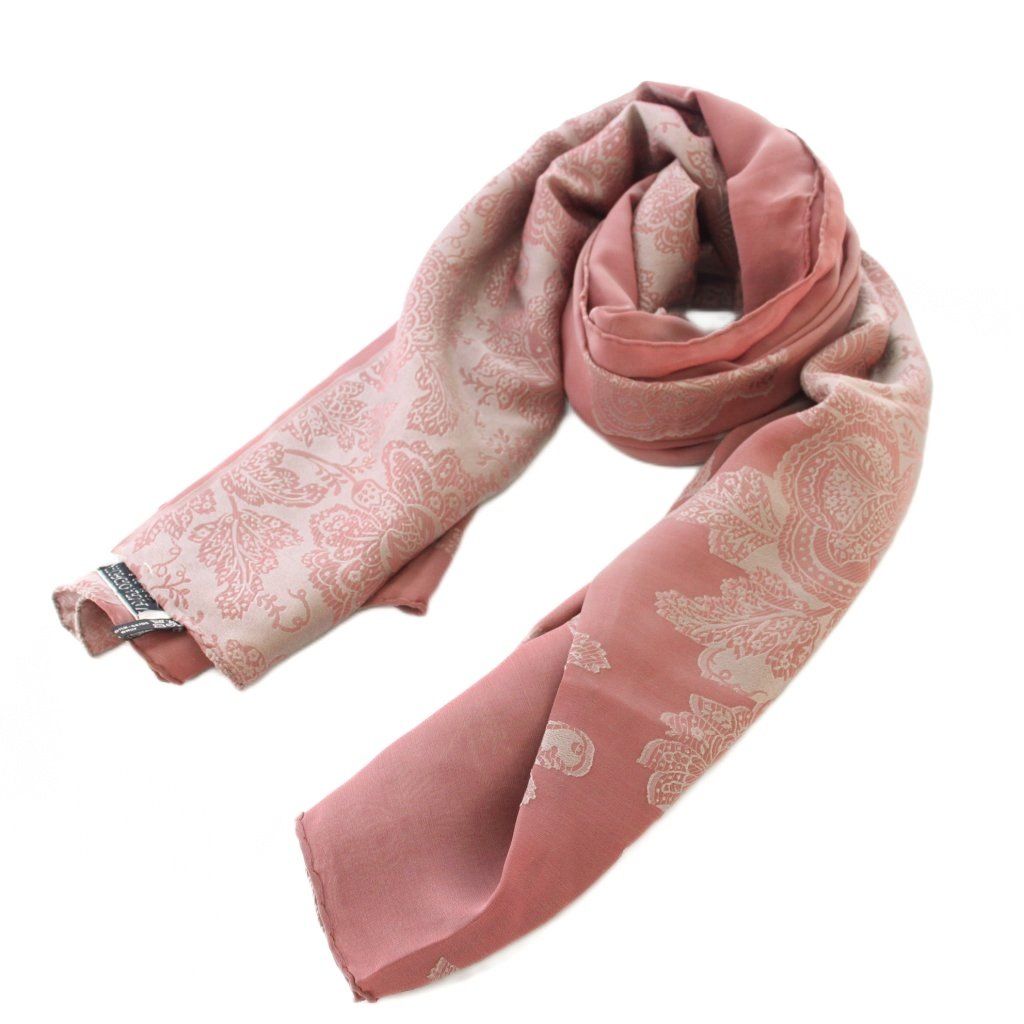 ジョルジオアルマーニ GIORGIO ARMANI ストール 花柄 シルク 総柄 バイ