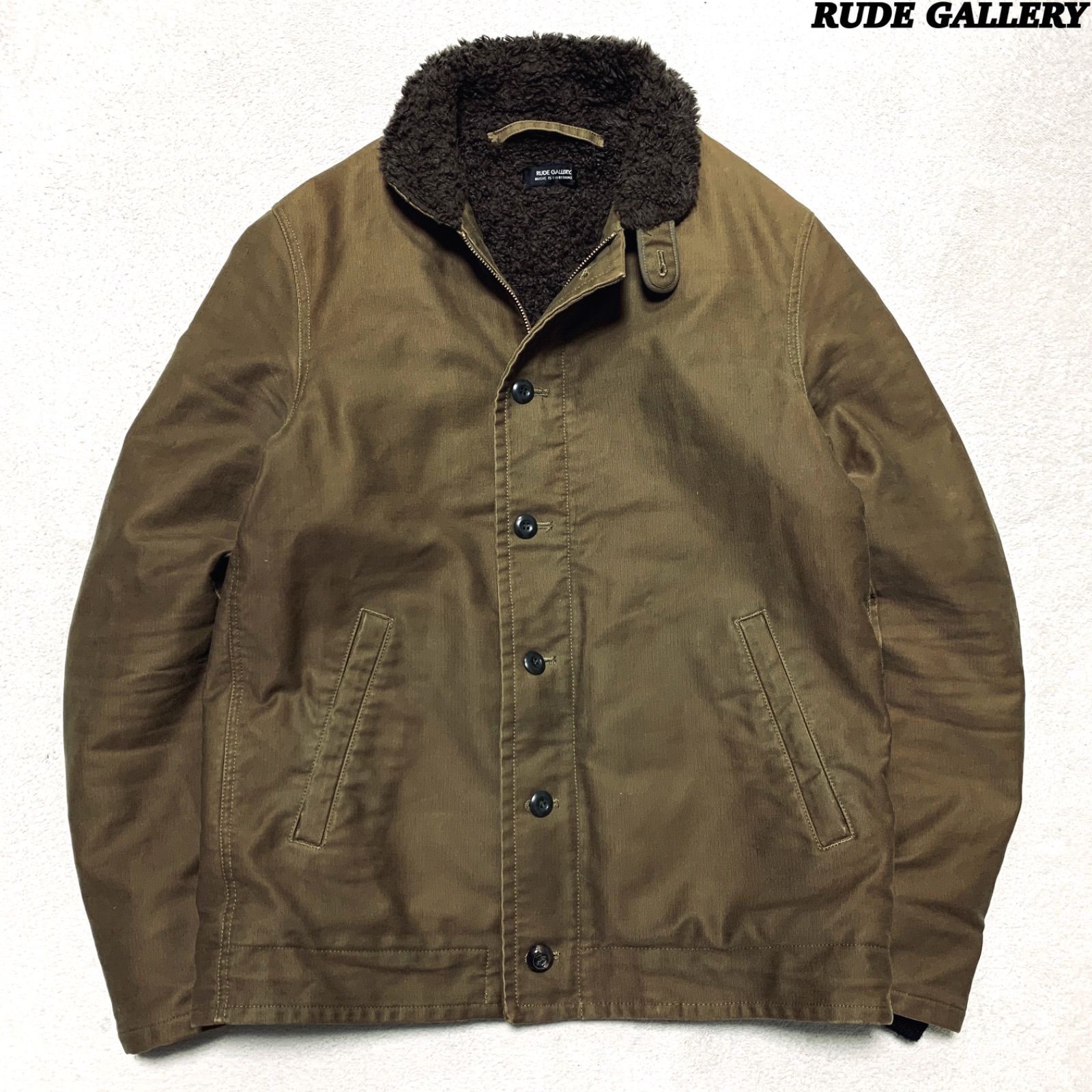 希少初期 IDENTITY ルードギャラリー 羊毛 N-1 デッキ ジャケット 希少