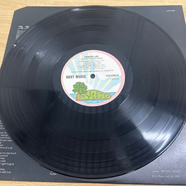 △01)【1点限り!】Roxy Music/Country Life/ロキシー・ミュージック/LP
