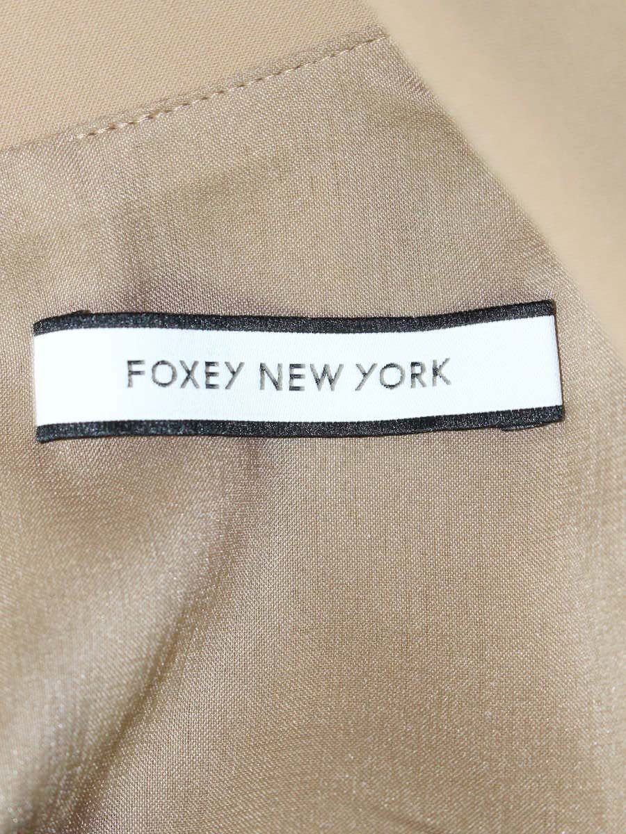 フォクシーニューヨーク ドレス 37567 ワンピース 40 キャメル  