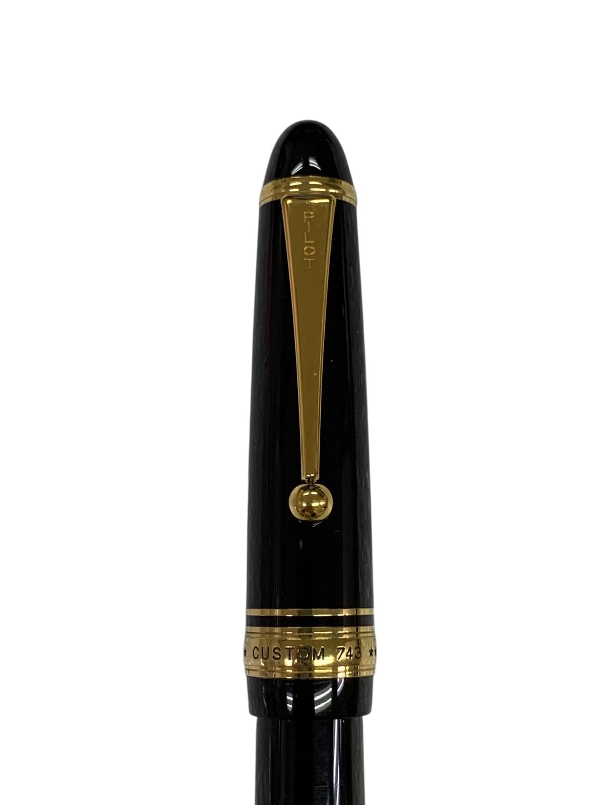 PILOT パイロット 万年筆 カスタム743 FKK-3000R-B ブラック 