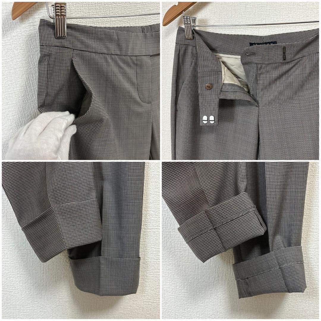美品】 Theory パンツスーツセットアップ 2 グレー ギンガムチェック 