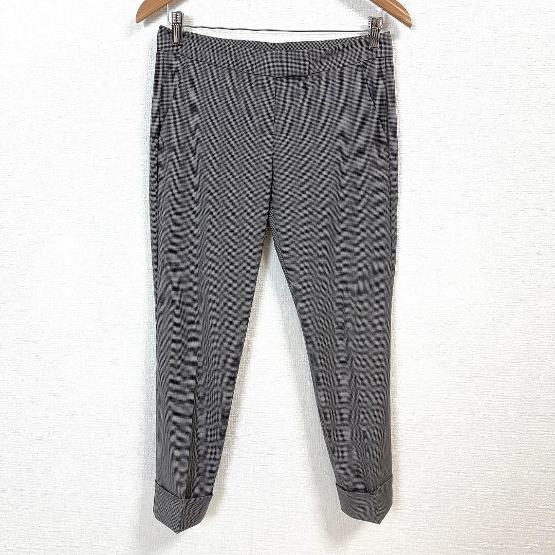 美品】 Theory パンツスーツセットアップ 2 グレー ギンガムチェック 