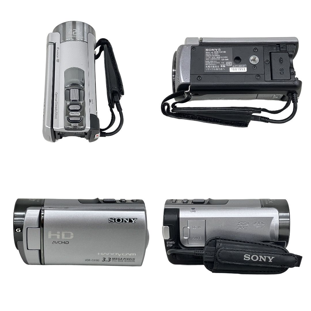 SONY ソニー HDR-CX180 ハンディー ビデオ カメラ 家電 中古 K10815986