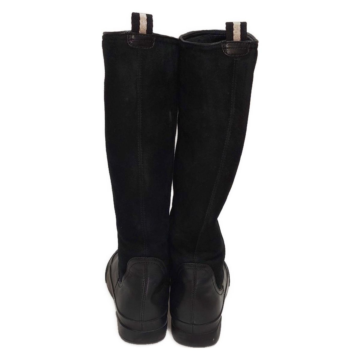 BALLY(バリー) ロングブーツ 36 1/2 E レディース - 黒 レザー