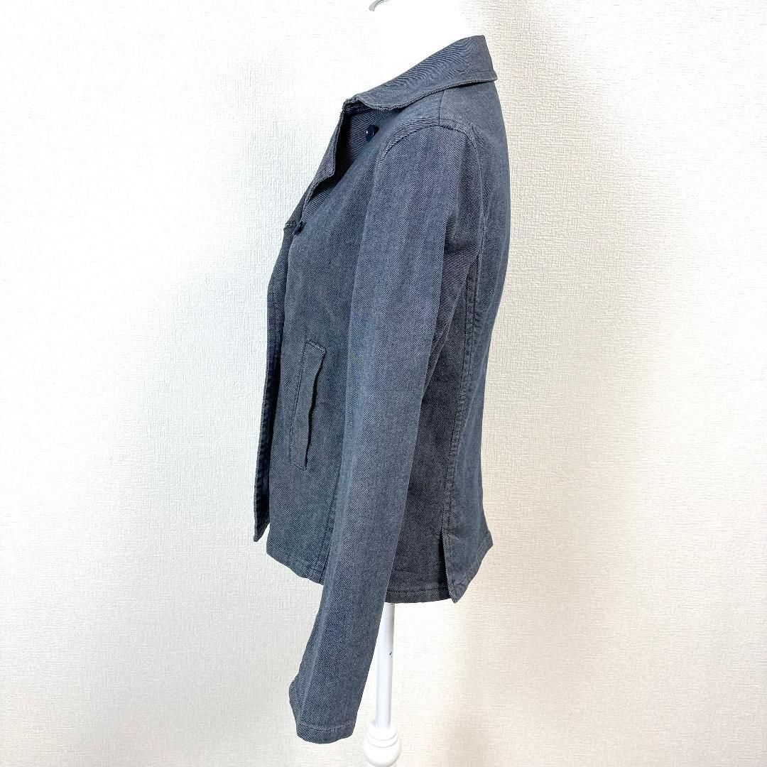 美品】 Theory デニムジャケット ダブル 4 ストレッチ 無地 - メルカリ