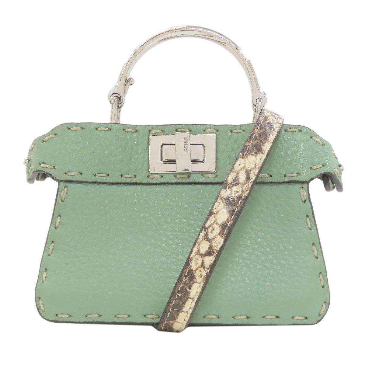 FENDI フェンディ マイクロピーカブー セレリア 2WAY ハンドバッグ