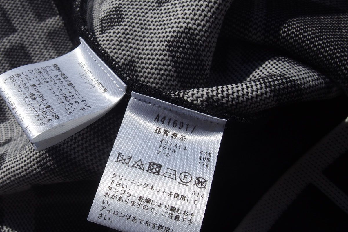 【未使用】ARCHIVIO アルチビオ　セットアップ　ニット　チェック　ゴルフ サイズ：38 ARCHIVIO アルチビオ 2024年モデル ニットスカート