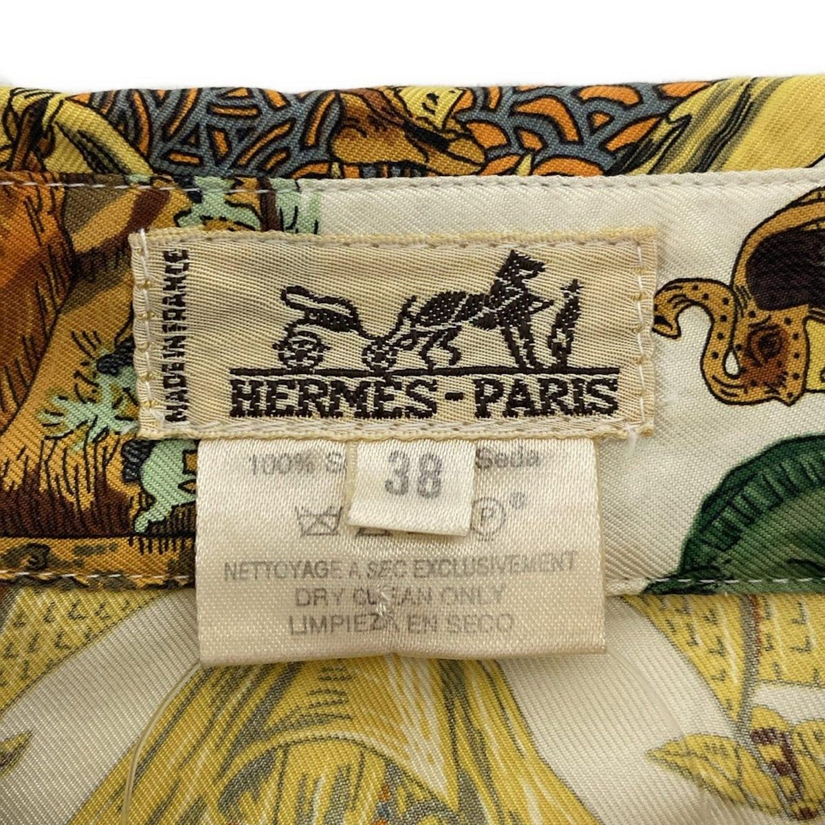 HERMES(エルメス) 長袖シャツブラウス サイズ38 M レディース 
