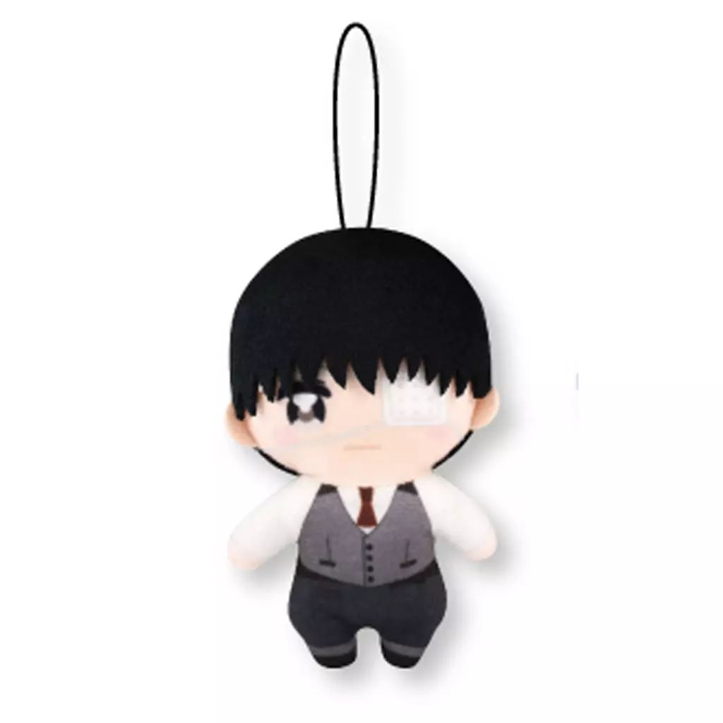 中古】ぬいぐるみマスコット・ぬいぐるみバッジ 金木研(あんていく