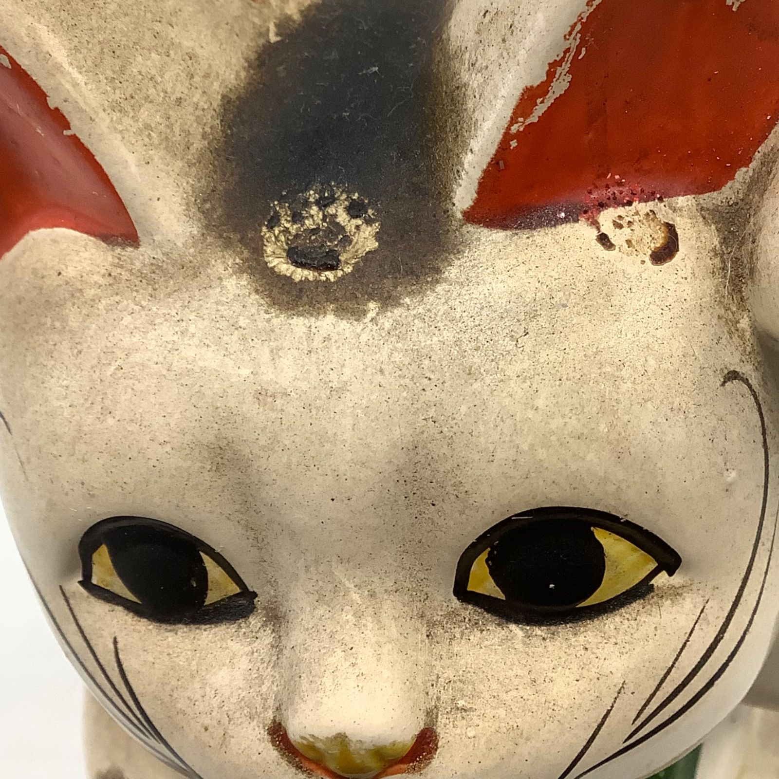 ジャンク】 昭和レトロ招き猫 2個セット 貯金箱 陶器製 S007 - メルカリ