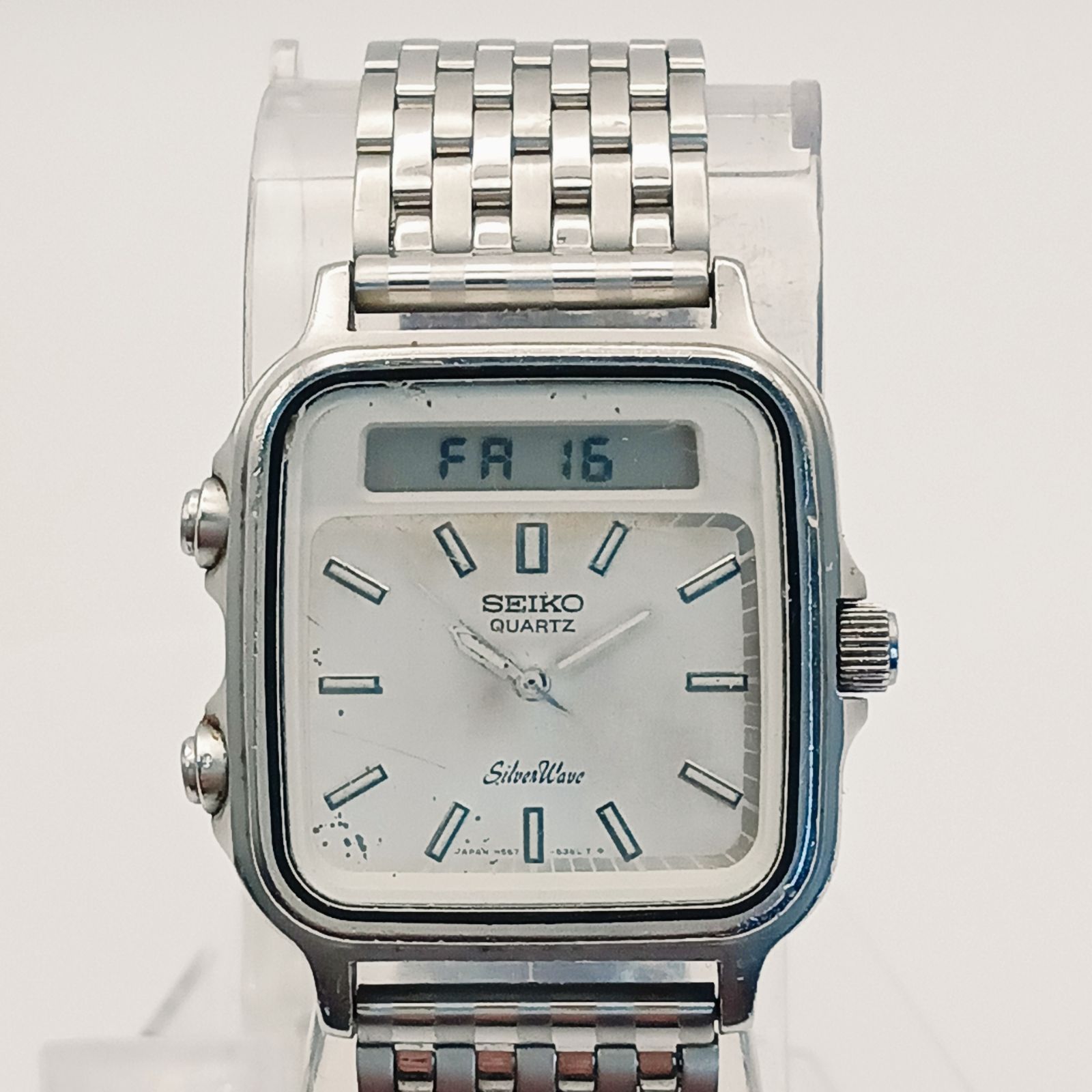 稼働 良品】0116-2 SEIKO SILVER WAVE セイコー シルバーウェーブ H557
