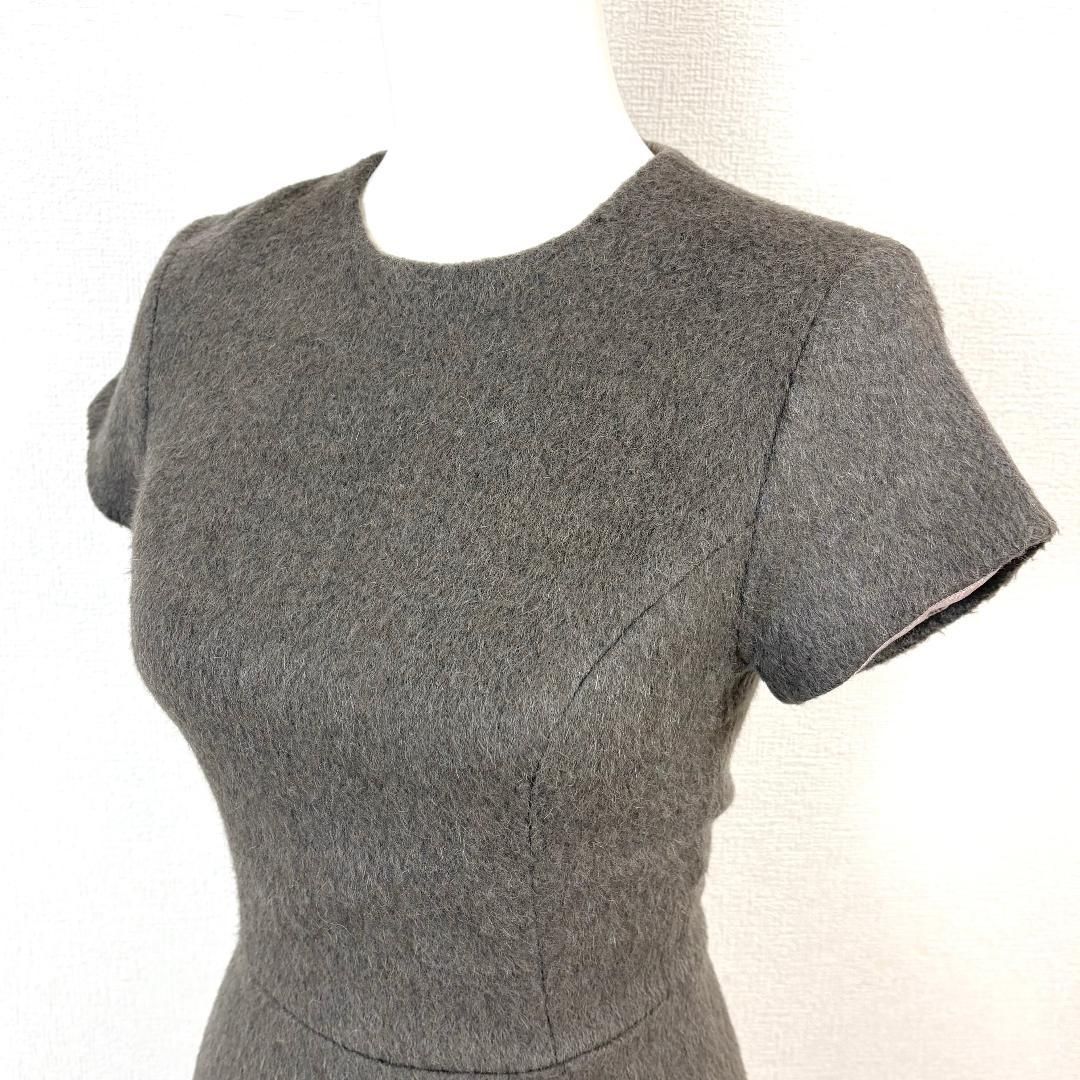 美品】 TOCCA 半袖ワンピース アルパカ混 2 グレー 無地 - メルカリ