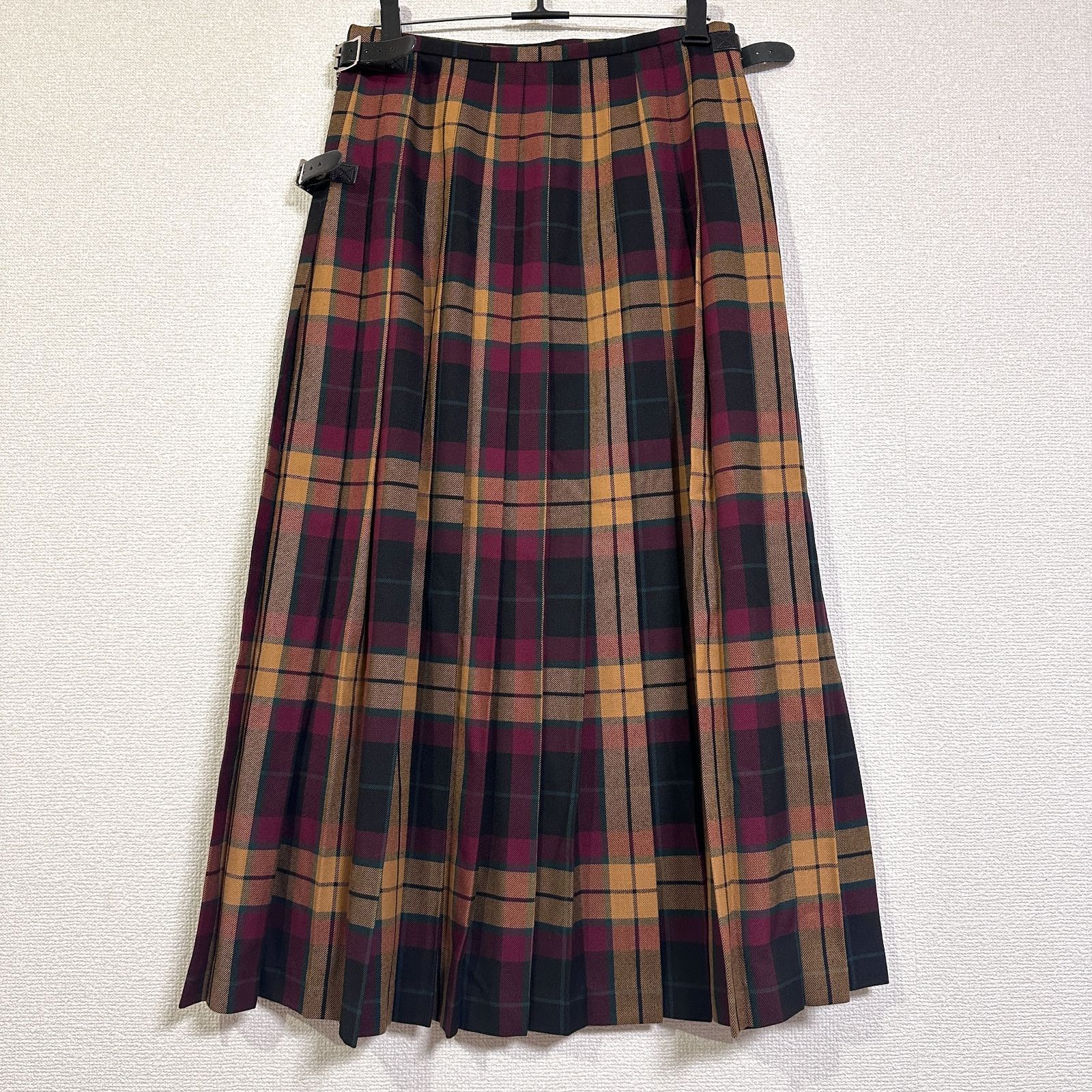 美品 スローブイエナ別注 19AW GLEN FYNE プリーツスカート キルト 